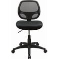 thumbnail image 3 of Nicer Furniture Mid-Back Black Mesh Computer Chair, 3 of 3