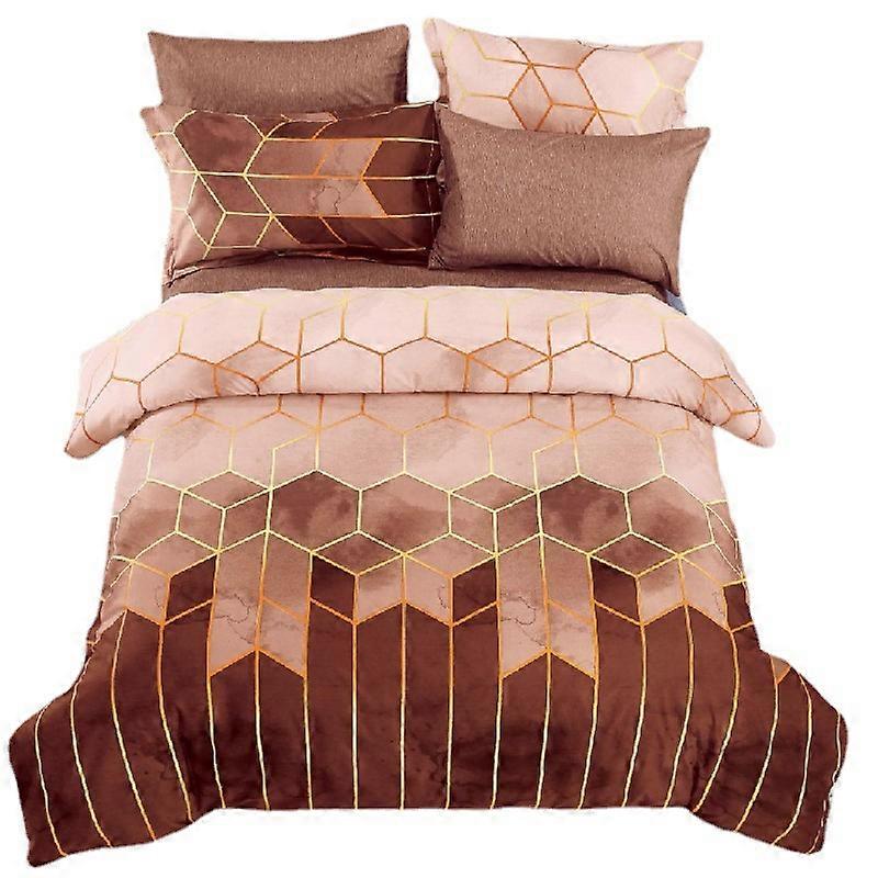 Bed linen striped green dark green 135x200 2-piece microfibre bed linen set duvet cover geometric duvet cover modern duvet cover bed linen