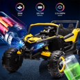 thumbnail image 3 of BeesClover 24V Ride On Car for Kids w/Remote Control, Battery Powered Off-Road UTV, 400W Motors,19" Spacious Seat, 4 Shock Absorbers, 4.5 Mph Max Speed, Music, LED Lights, Electric Car for Big Kids, 3 of 7