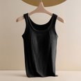 thumbnail image 2 of Timegard Camisoles pour Femmes avec Soutien-Gorge Intégré, Côtelées, Col Rond, Sans Manches, Confortables, Décontractées, pour Sorties, Hauts, Blouses, 2 of 6