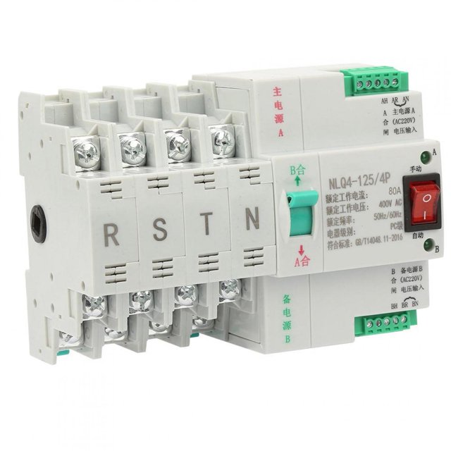 LAFGUR Transfer Switch Dual Power Automatic Switch Reasonable Structure Rail-mounted Installation Beautiful Appearance Reliable Performance Simple Operation