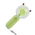 thumbnail image 1 of tredstone Compact Portable Fan With LED Night Light And Strong Wind For Travel And Shopping Cartoon Silent Fan Yellow green, 1 of 6