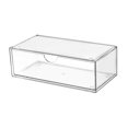 thumbnail image 3 of Bunblic Glasses Storage Box Desktop Storage Organizer Clear Decorative Cosmetic Storage Box Makeup Container for Home Bathroom Makeup, 3 of 8