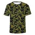 thumbnail image 1 of T-shirt Camouflage Imprimé Périphérique Imprimé pour Homme à Manches Courtes Hommes Hommes T-Shirts TG, 1 of 2