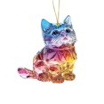 thumbnail image 2 of SUNSIOM Animal Hanging Ornament Dog Cat Cattle Keychain Car Rear View Mirror Charms Backpack Pendant Valentine's Day Birthday Present, 2 of 9