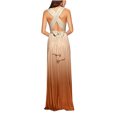 thumbnail image 3 of UPPADA Robe de Soirée pour Femmes à Paillettes avec Franges et Pampilles, Robe Fluide en Mousseline, Encolure Carrée, Robe Ajustée, Robes d'Invitée de Mariage, Froncée, Extensible, Fente Latérale Irrégulière, Robe en Liquidation, Robes de Mariage, 3 of 6