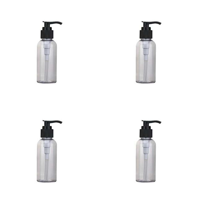 SUTENGDA 2PCS 200ml Empty Lotion Pump Bottles Refillable Plastic Containers Clear Great for Soap Shampoo Lotions Liquid Body Soap and Massage Liquid Container for Bathroom Shampoo and Bod