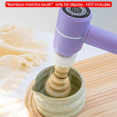 thumbnail image 4 of Matcha Brush Electric Bamboo Whisk Adjustable Quickly Whisking Matcha Tool Home DIY Tea-Making Tools Type-C Charging, 4 of 6