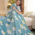 thumbnail image 1 of Vrorvz Premium Flannel Blanket for Bed Sofa Travel Cozy Lightweight Polyester Blanket Versatile Use Easy Care Suit Gift Warm Relaxed for Home and Outdoor Events, 1 of 6