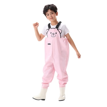 Kcodviy Kids Chest Waders Youth Bonds Baby Clothes Fishing Waders for Toddler Baby Boy Jumpsuit Children Water Proof Hunt Boys Jumpsuit & Fishing Waders with Baby Boy Rompers Boots