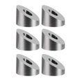 thumbnail image 2 of DYNWAVECA 6 Pcs Rondelle d'Angle Robuste 1/4 Pouce pour Bricolage Balustrade Escalier Poteau en Aluminium, 2 of 9