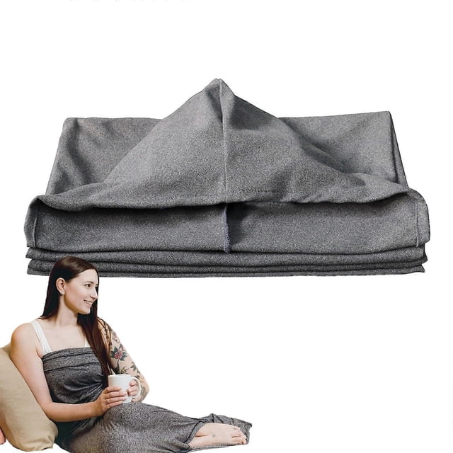 Ozysleep Sleeping Bag, Enhances Sleep Quality, Grey, Portable Pillow, 360° Wrap, Soft, Washable