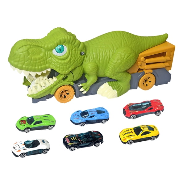 Gifts for 6 Year Old Boys Best Sellers Prime Childrens Dinosaur Devouring Car, Large Dinosaur Devouring 6 Alloy Cars, Baby Toy Car, 4 Boys 6 Years Old Puzzle Gift