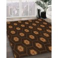 thumbnail image 3 of Ahgly Tapis Rectangulaire Lavable en Machine Intérieur Transitionnel Acajou Brun, 2 Pieds x 5 Pieds, 3 of 7