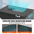 thumbnail image 3 of VEVOR 6U Wall Mount Network Server Rack Cabinet Enclosure 15.5'' Deep Door Lock, 3 of 9