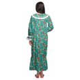 thumbnail image 4 of Moomaya Printed Nightdress For Ladies Cotton Ruffled Border Nursing Nightwear, 4 of 5
