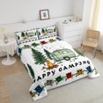thumbnail image 4 of Erosebridal Happy Camping Bedding Twin Comforter Set, RV Camper Down Comforter, Cartoon Camp Decor, Reversible 2-Piece, 4 of 7