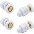 thumbnail image 5 of Jinsinto Shower Casters 23mm Shower Door Wheel Sliding Casters Shower Door Rollers Brass Shower Enclosure Roller Door Wheel Door Pulleys Accessory Hardware Tool 4PCS, 5 of 5