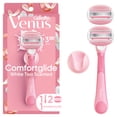 thumbnail image 1 of Venus Comfortglide Women's Razor White Tea Scented with Reusable Razor Handle, 2 Razor Blade Refills and Shower Holder, 1 of 17