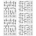 thumbnail image 3 of Rubber  Clear Silicone , Hand-made Decorative Portable 39 Character Lowercase Alphabet For Card Making DIY Scrapbook Scrapbooking Photo Album, 3 of 8