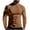 Coffee, variant on Jalioing Men's Long Sleeve Mock Neck Shirts Fall Casual Basic Slim Tops Vintage Fashion Solid Color T Shirt