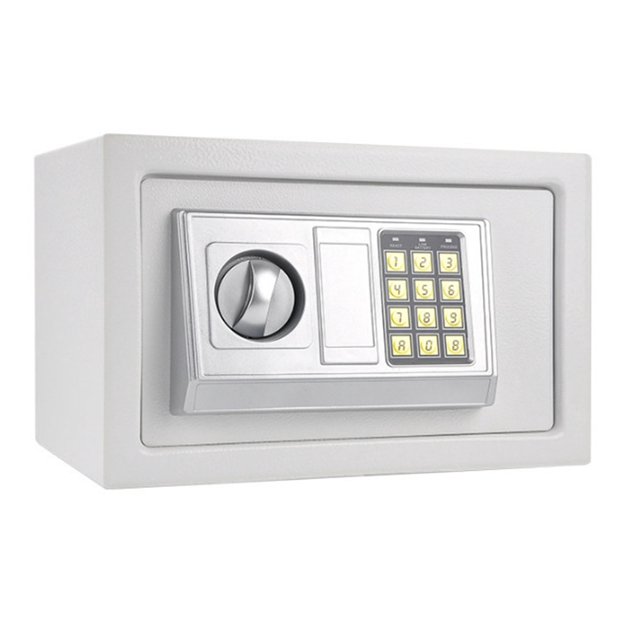 Digital Safe Box Mini Steel Safes Money Bank Small Household Password Key Safety Security Box Keep Cash Jewelry Document ,Built to Last