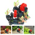 thumbnail image 3 of 2 Pcs Décoration Aquarium Aquarium Rocher Simulation Aménagement Paysager Montagne, 3 of 8