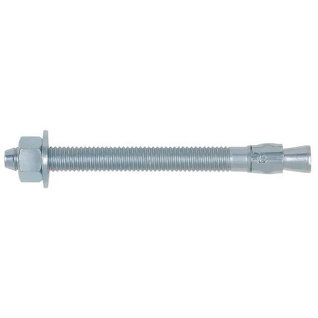 0.5 x 2.75 in. Power Stud Wedge Anchor, Zinc - 25 Count