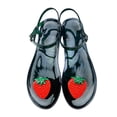 thumbnail image 1 of Kcodviy Fabricant de Chaussures pour Femmes Sandales en Raphia Transparentes Femmes Chaussures Jelly Femmes Sandales Plates de Plage Pantoufles Femmes Pantoufles d'Été Plage Sandales à Enfiler pour Femmes Jelly, 1 of 3