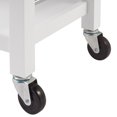 thumbnail image 4 of TRINITY White 3-tier Wood Kitchen Cart with Drawers, 4 of 4