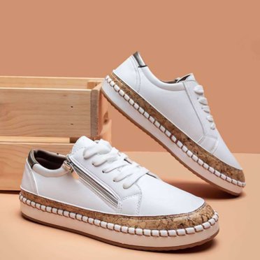 Espadrilles Plates Basses pour Femmes, Décontractées, Antidérapantes, à Agencement de Couleurs, en Dentelle, Chaussures de Marche