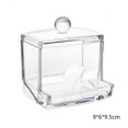 thumbnail image 2 of 2 Pieces Square Q-tips Cotton Swabs Holder Cotton Swabs Storage Stand Rack Organizer Box Cosmetic Makeup Case, 2 of 9