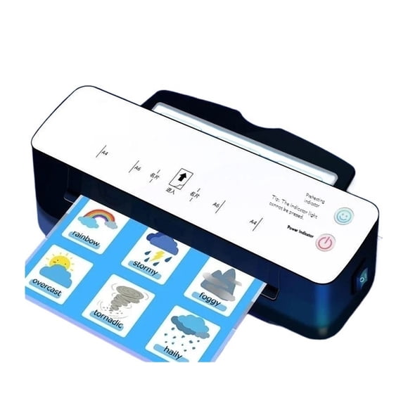 Machine A4 Machine de Plastification Photo Maison Petit Bureau Photo Plastique Scellement Informations Certificat Document Machine de Plastification