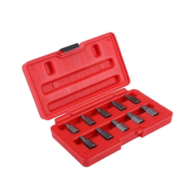 Extracteur de Vis Ensemble d'Extracteur de Vis Ensemble d'Extracteur 10 Pcs 3,2-10,3 mm Ensemble d'Extracteur de Vis pour Clous Rouillés Détachants Out