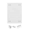 thumbnail image 1 of Pegboard Wall Organizer With Drain Basket And Hooks For Kitchen Storage Rack Set 42 cm x 30 cm No Punch Adhesive Mount, 1 of 6