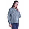 thumbnail image 2 of Moomaya Chemises Boutonnées à Imprimé pour Femmes Col en Georgette Mousse Haut Tenue Décontractée, 2 of 5