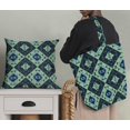 thumbnail image 5 of Soimoi Green Moss Georgette Fabric Check & Geometric Decor Fabric Printed Yard 42 Inch Wide, 5 of 5
