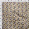 thumbnail image 4 of oneOone Velvet Light Yellow Fabric Asian Suzani Sewing Material Print Fabric By The Yard 58 Inch Wide, 4 of 5