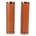 thumbnail image 1 of Double Locking Bike Handle Bar Grips Comfortable Handlebar Grip , Brown 1, 137mm, 1 of 6