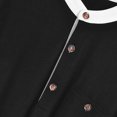 thumbnail image 4 of Weiqiqre Men Tank Tops Classic Button Basic Sleeveless Shirt Solid Color Cotton Tees Golf Stylish Tops, 4 of 9