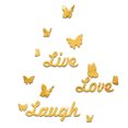 thumbnail image 2 of TIMIFIS Wall Stickers Live Laugh Love Quote Removable Wall Art Stickers Mirror Decal DIY Room Decor C Fall Decorations For Home - Fall, 2 of 3