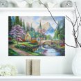 thumbnail image 1 of Design Art - Church in Forest Oil Painting, 1 of 1
