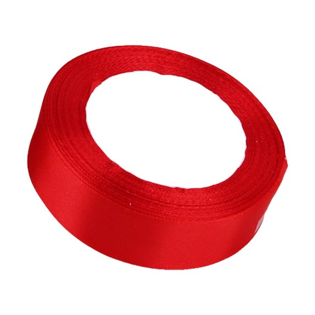 Gift Ribbon Wedding Decorations Clothes Making Supply material made; fine craftsmanship DIY Craft Accessories Light-weight Polyester Ribbons for Ornaments Red 26