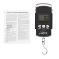 thumbnail image 2 of 50KG/10G Fish Scale,Electronic Digital Scale, Electronic Digital Scale Scale with Tape Mmeasure Portable Electronic LCD Digital Weight Scale with Tape Measure Hook for Tackle, 2 of 7