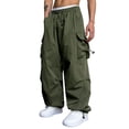 thumbnail image 3 of Pantalon Cargo pour Hommes Coupe Décontractée Pantalon de Randonnée Tactique pour Hommes avec Multiples Poches Décontracté Extérieur Travail Jogger Pantalon Cargo, 3 of 8