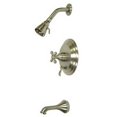 thumbnail image 2 of Kingston Brass KB36380AX Pressure Balance Tub & Shower Faucet - Satin Nickel, 2 of 2