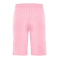 thumbnail image 4 of Plebaso Mens Shorts Summer Beach Shorts with Drawstring Solid Color Lightweight Vacation Pocket Shorts, 4 of 6