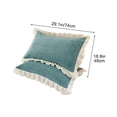 thumbnail image 3 of TopLLC Pillow Case Crystal Velvet Winter Pillowcase Solid Color Lace Pillowcase pillowcase pillowcase, 3 of 6
