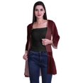thumbnail image 2 of Moomaya Viscose Georgette Printed Short Shrug Long Sleeves Cardigans For Women, 2 of 5