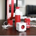 thumbnail image 3 of Allocacoc Plug, Plastic, White, Red, 3 of 4